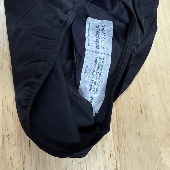 Miraclesuit NWT Solid Black Net Work Madero Underwire One Piece Swimsuit Sz 10DD - Picture 12 of 14